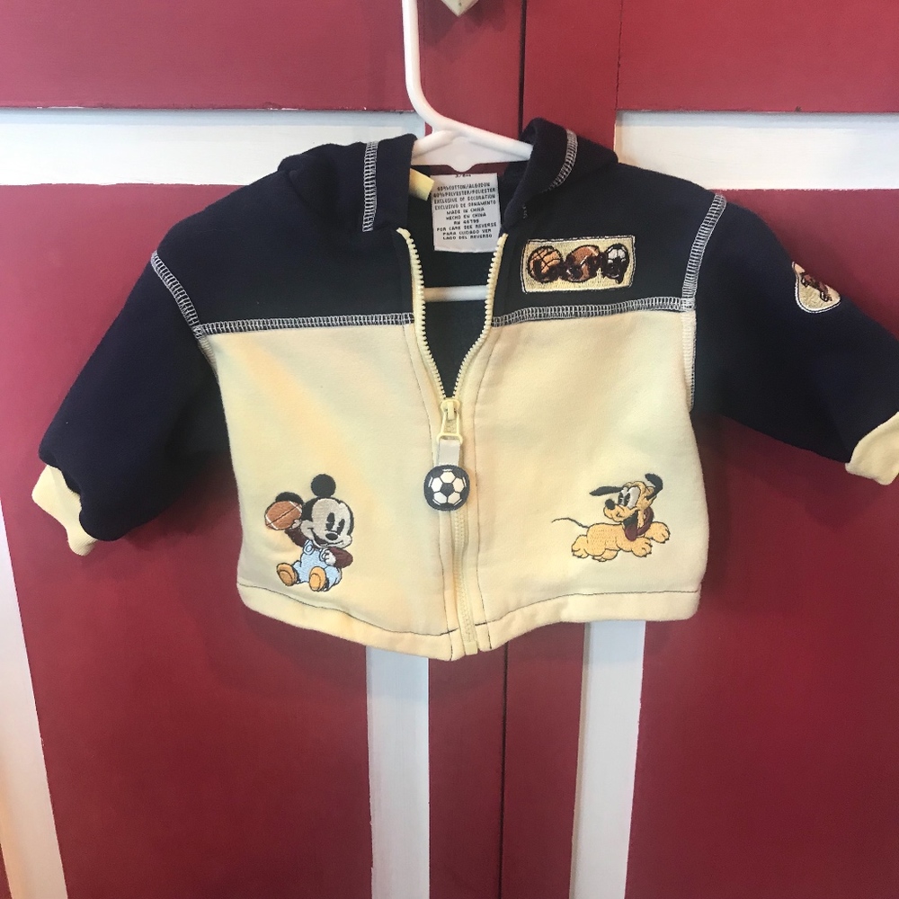 Mickey & Company Infant's Hoodie Size 3-6 Months